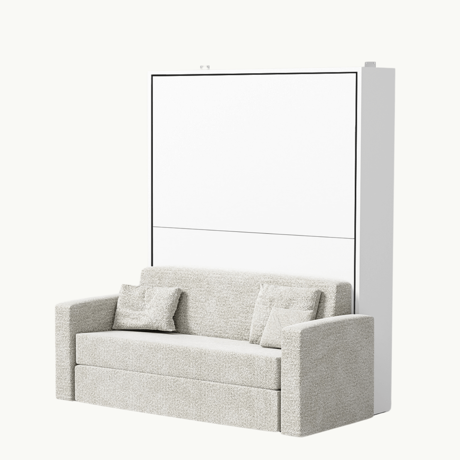 Opklapbed met bankdesign, ruimtebesparend en multifunctioneel voor praktisch gebruik in jouw huis 🛏️🏠.