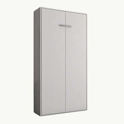 Opklapbed Verticaal MDF 90-200 in opbergkast, ruimtebesparend en stijlvol ontwerp voor kleine woningen.