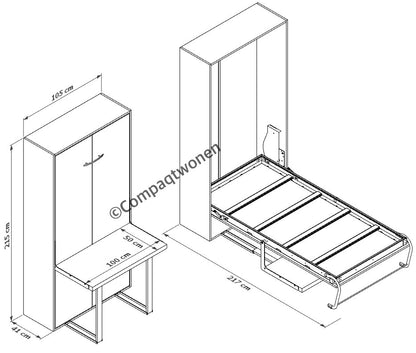 -Compaqt Bureautafel